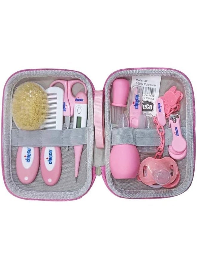 شيكو مجموعة العناية بالطفل،مجموعة العناية اليومية الأساسية للأطفال مكونة من 13 قطع مع شنطة تخزين، مجموعة أدوات الأظافر للأطفال حديثي الولادة والعناية الصحية والعناية الشخصية من شيكو - Image 1